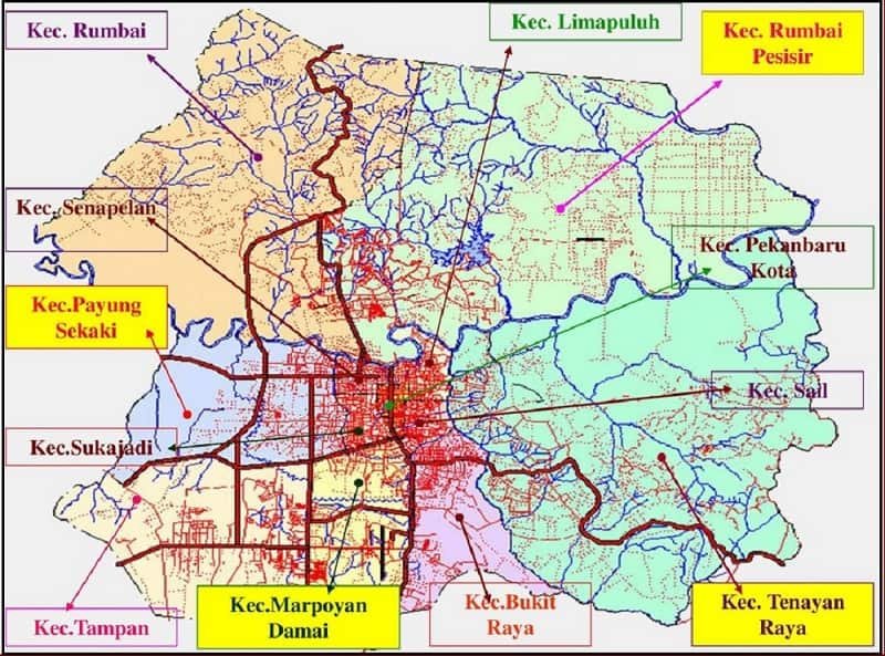 peta-kota-pekanbaru