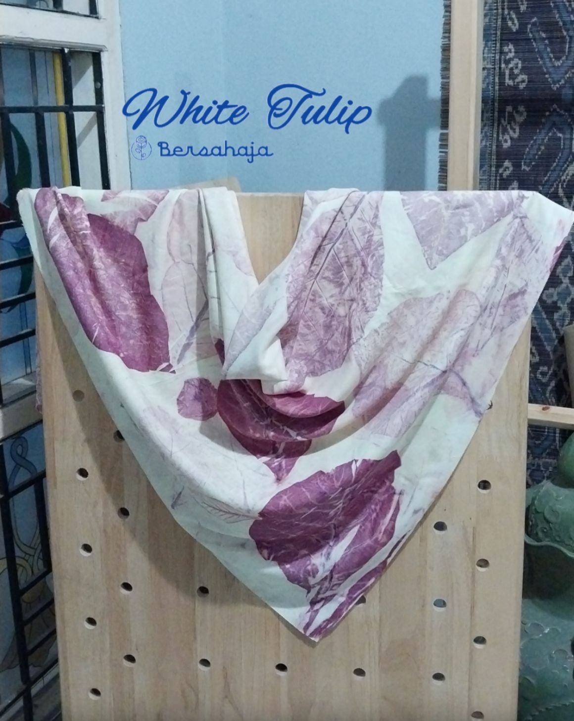 WHITE TULIP ECOPRINT